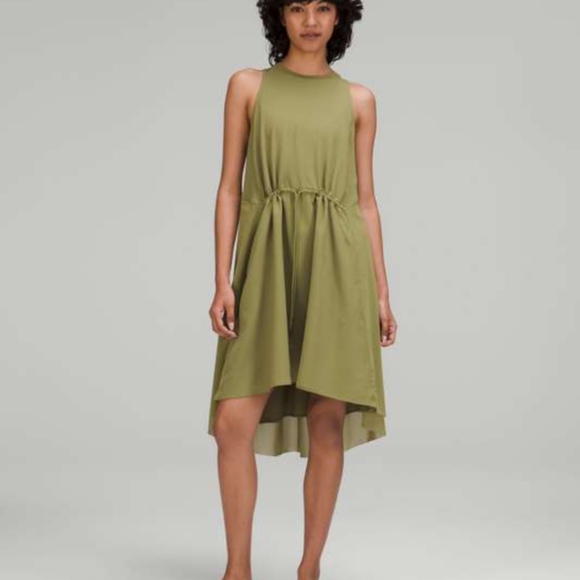 **SOLD** Lululemon Mesh Overlay High-Neck Dress - Picture 1 of 7